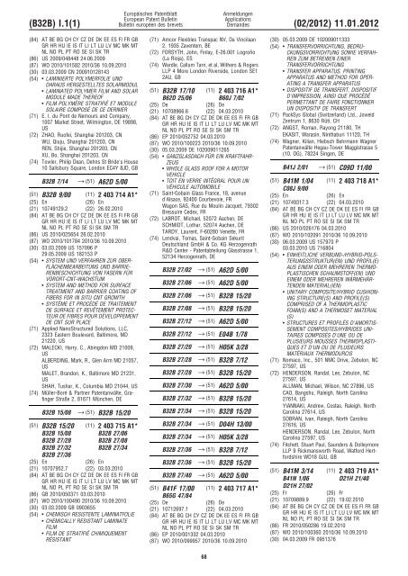 Bulletin 2012/02 - European Patent Office