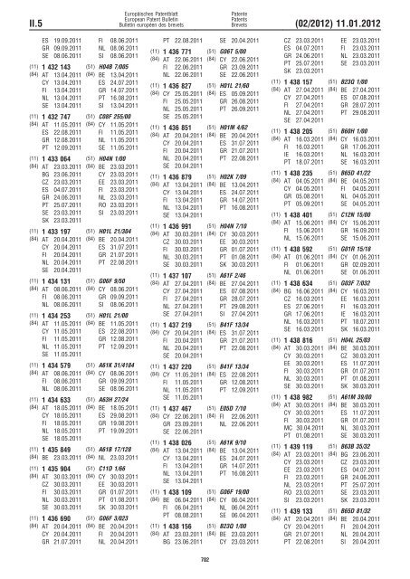 Bulletin 2012/02 - European Patent Office