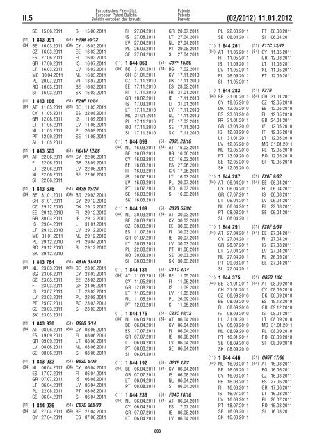 Bulletin 2012/02 - European Patent Office