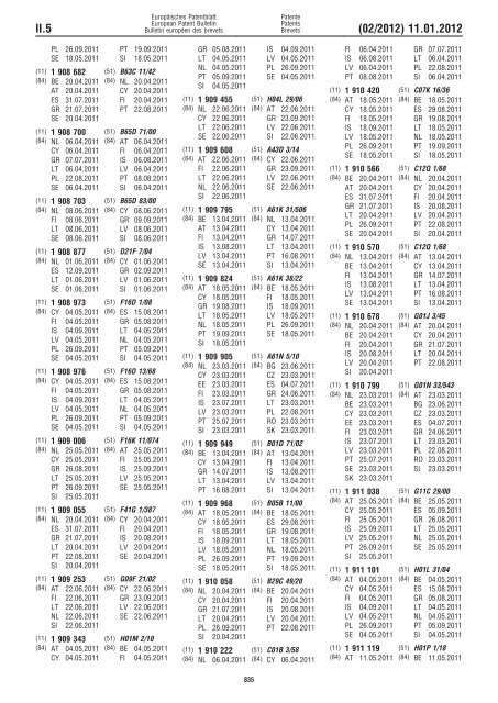 Bulletin 2012/02 - European Patent Office