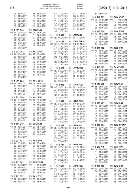 Bulletin 2012/02 - European Patent Office