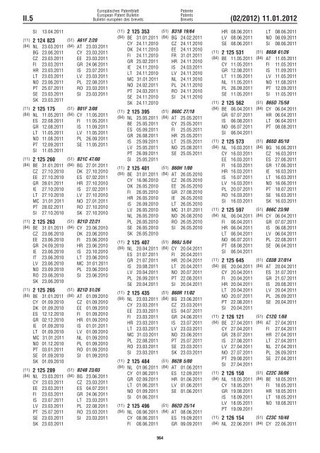 Bulletin 2012/02 - European Patent Office