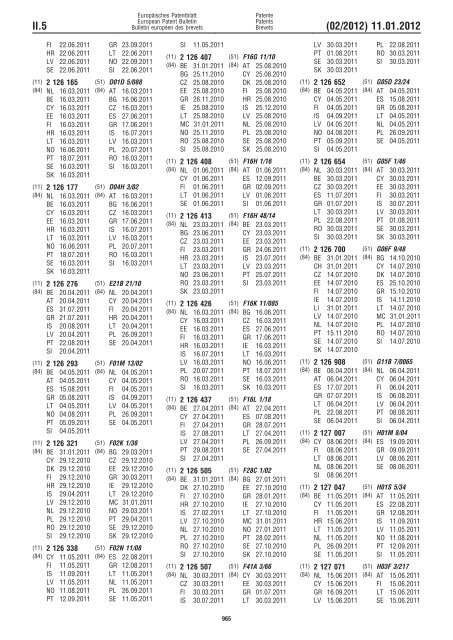 Bulletin 2012/02 - European Patent Office