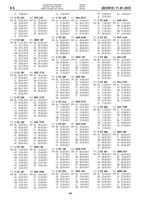 Bulletin 2012/02 - European Patent Office