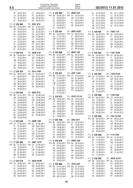 Bulletin 2012/02 - European Patent Office