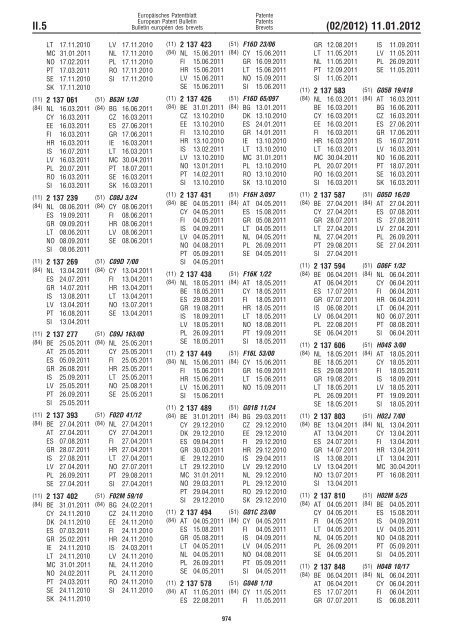 Bulletin 2012/02 - European Patent Office