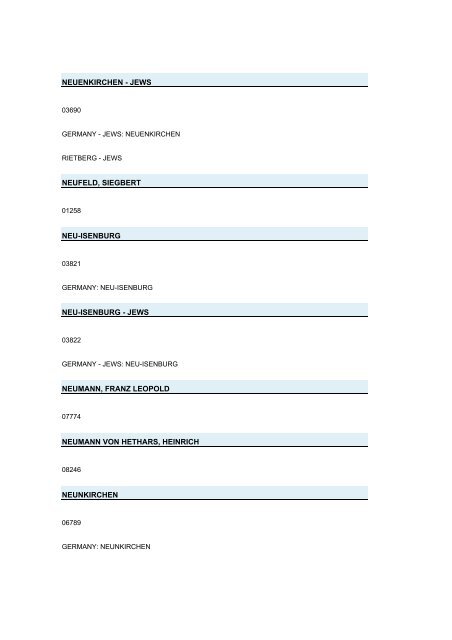 Cadenza Document - Yad Vashem