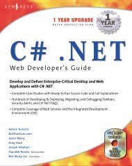 C#.NET Web Developer's Guide