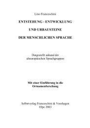 entstehung - entwicklung und urbausteine der ... - franceschini.de