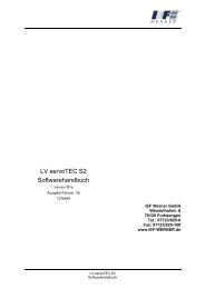 LV-servoTEC S2 Softwarehandbuch (4.72 MByte) - IEF Werner GmbH