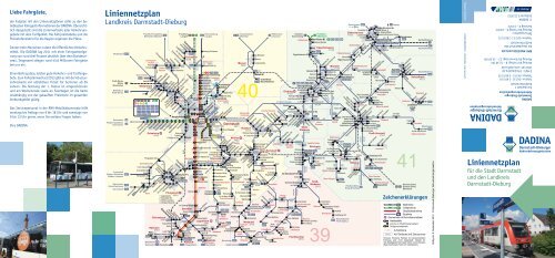 Liniennetzplan Stadt Darmstadt - HEAG Mobilo