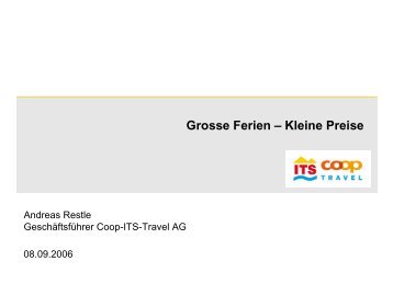 Grosse Ferien – Kleine Preise - Coop