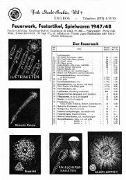 Feuerwerk, Festartikel, Spielwaren 1947/48 - Stucki AG Wil