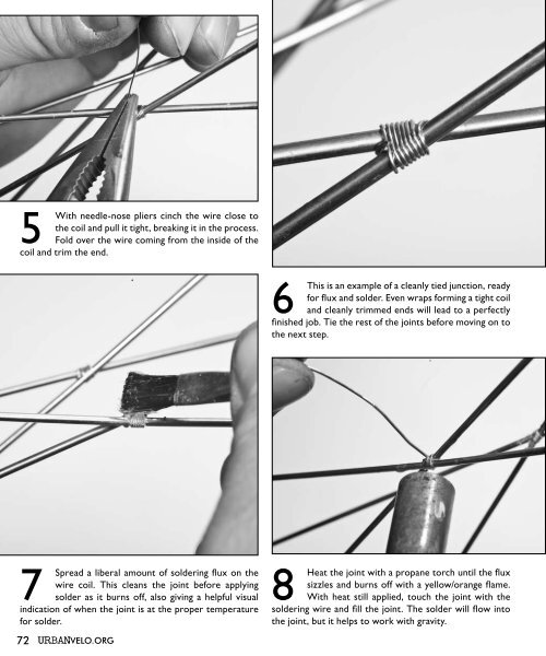 HOW-TO TIE & SOLDER SPOKES • A LEGACY OF BIKE ...