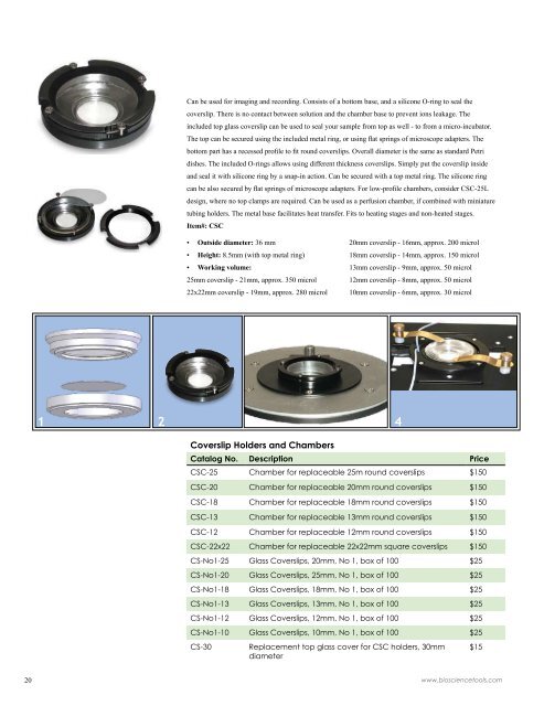 Controlled Environment Systems for High ... - Bioscience Tools