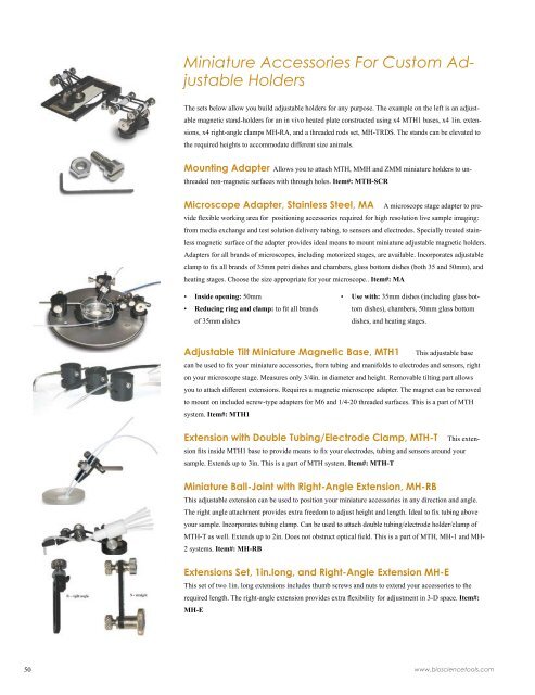 Controlled Environment Systems for High ... - Bioscience Tools