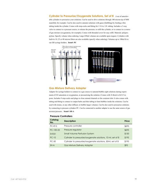 Controlled Environment Systems for High ... - Bioscience Tools