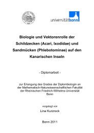 (Acari, Ixodidae) und Sandmücken (Phlebotominae) - Parasitus Ex.eV