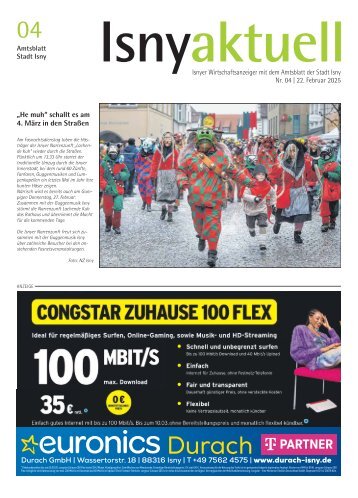 22.02.2025 Isny aktuell