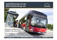 Hybridfahrzeuge bei der MAN Nutzfahrzeuge AG - TU Berlin