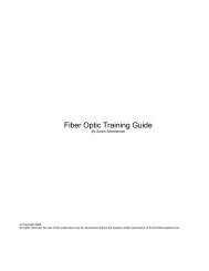 Fiber Optic Training Guide - Evertz Microsystems Ltd.