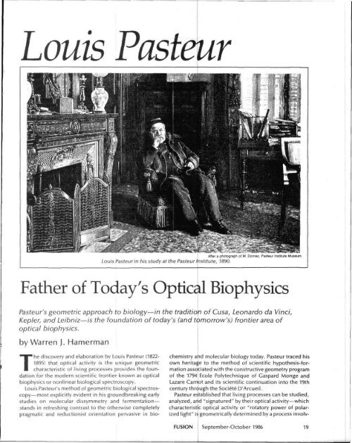 The Genius of Louis Pasteur