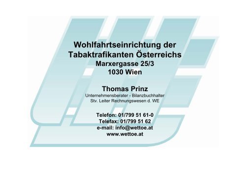 Wohlfahrtseinrichtung der Tabaktrafikanten Österreichs