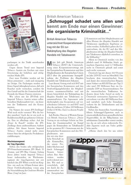 August 2010: Seite 1-48 (PDF, 11,6 - Trafikantenzeitung