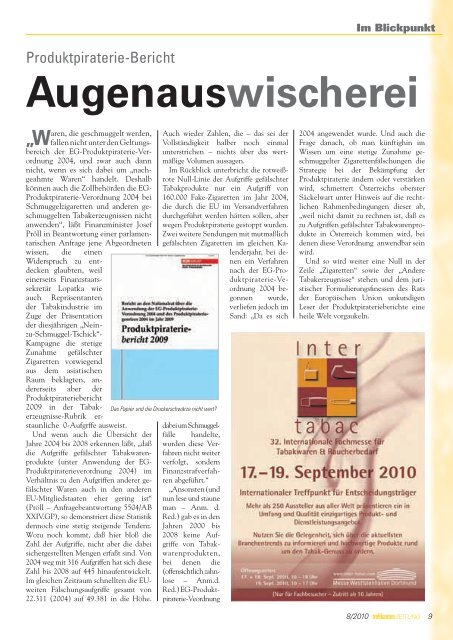 August 2010: Seite 1-48 (PDF, 11,6 - Trafikantenzeitung