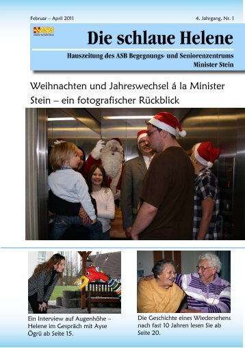 Hauszeitung Helene Ausgabe 1/2011 - ASB Begegnungs- und ...