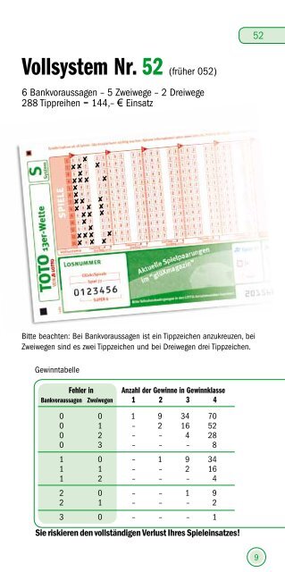 TOTO Voll- und VEW-Systeme - Lotto Rheinland-Pfalz