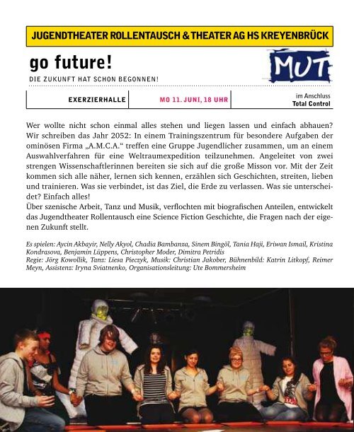 JugEndthEatErtagE 2012 - Oldenburgisches Staatstheater