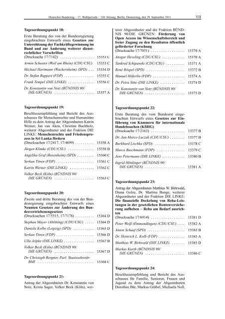 Stenografischer Bericht 130. Sitzung - Deutscher Bundestag