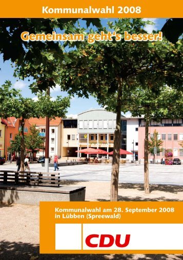 Gemeinsam geht's besser! - CDU-Stadtverband Lübben