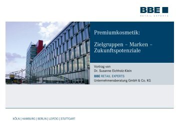 Premiumkosmetik: Zielgruppen – Marken – Zukunftspotenziale - VKE