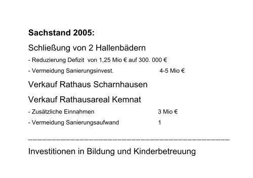 Sachstand 2005 - Verband Region Stuttgart