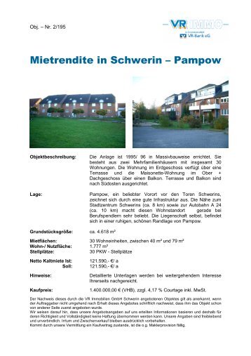 Parkweg 9-17 - Zillmer - VR IMMOBILIEN Schwerin