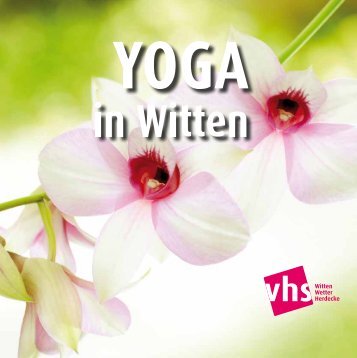 traditionelle thai massage - Volkshochschule Witten-Wetter-Herdecke