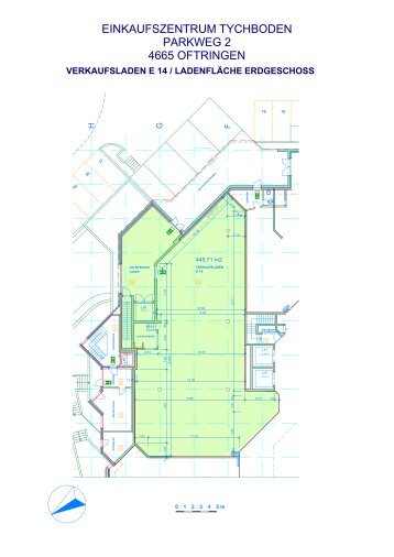 Lage Parkweg 2 - Einkaufszentrum EO-Tychboden