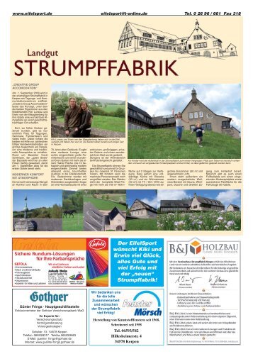 Eifelsport - Landgut Strumpffabrik