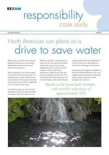 Water case studies