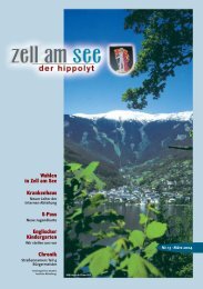 Der Hippolyt Nr. 13 - März 2004 - Stadtgemeinde Zell am See ...