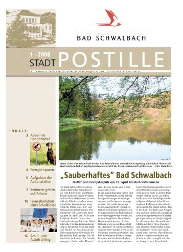 Stadtpostille200801 - Stadt Bad Schwalbach