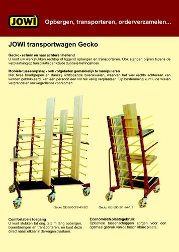 JOWI transportwagen Gecko