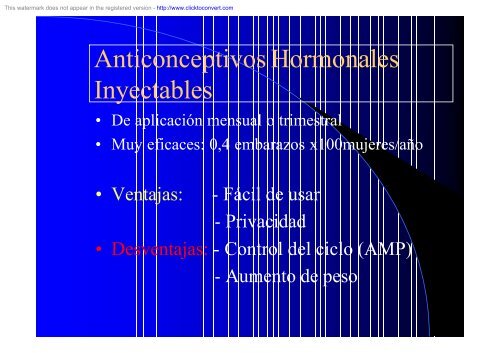 Anticoncepción hormonal - GFMER