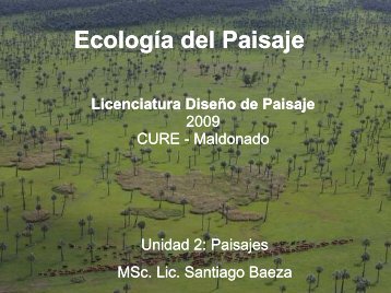 Ecología del Paisaje