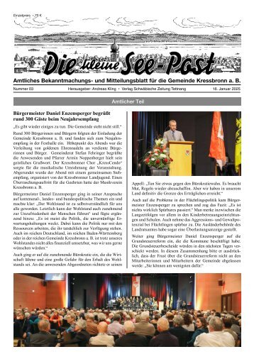 27.02.2025 Die kleine See-Post