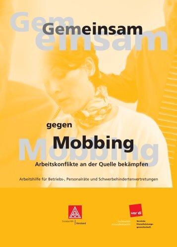 Broschüre "Gemeinsam gegen Mobbing" - INQA