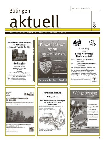 28.02.2025 Balingen aktuell