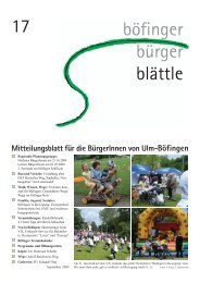 17 böfinger bürger blättle - RPG - Ulm